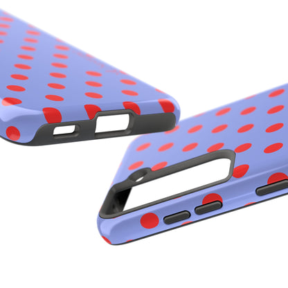 RED POLKA, Tough Phone Case