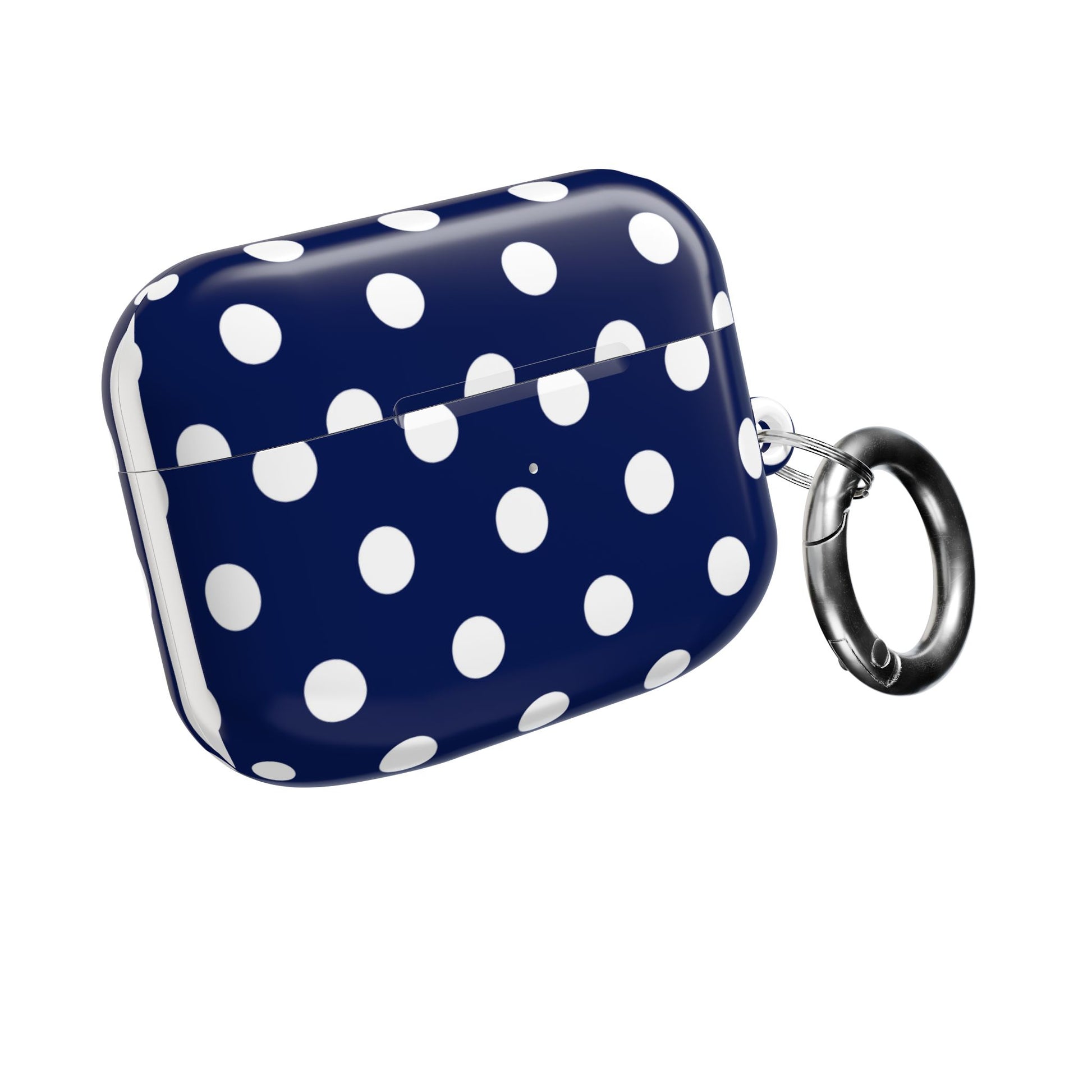 Muni Studio NAVY POLKA AirPod Case – with AirPods