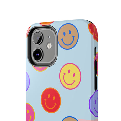 HORIZON BLUE SMILEY, Tough Phone Case