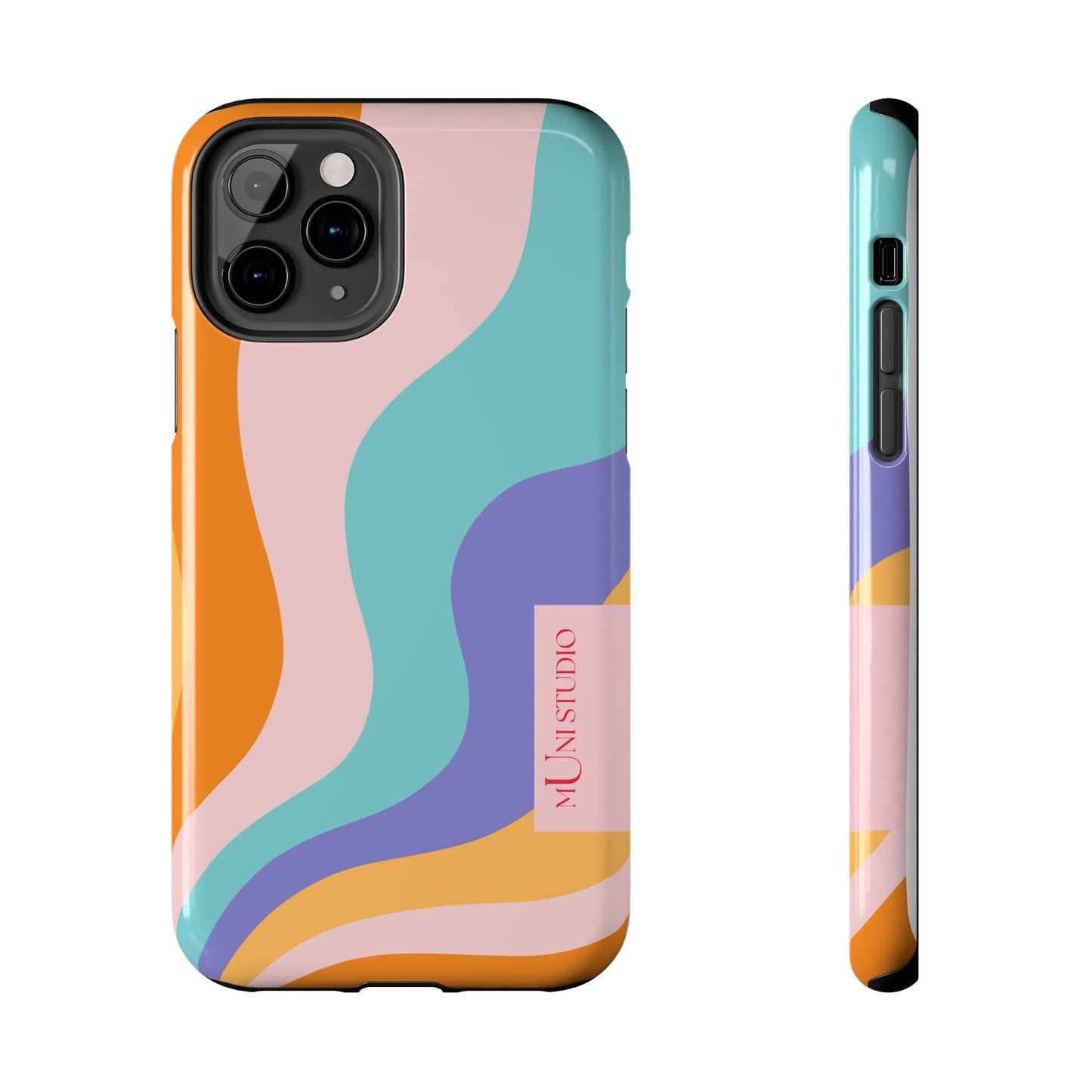 Muni Studio GELATO Tough Phone Case – back view