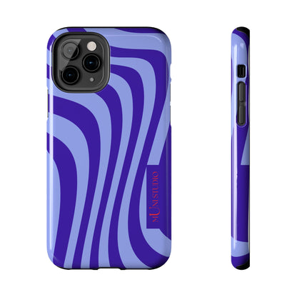 Muni Studio OCEAN SWIRL Tough Phone Case – back view