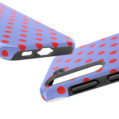 RED POLKA, Tough Phone Case