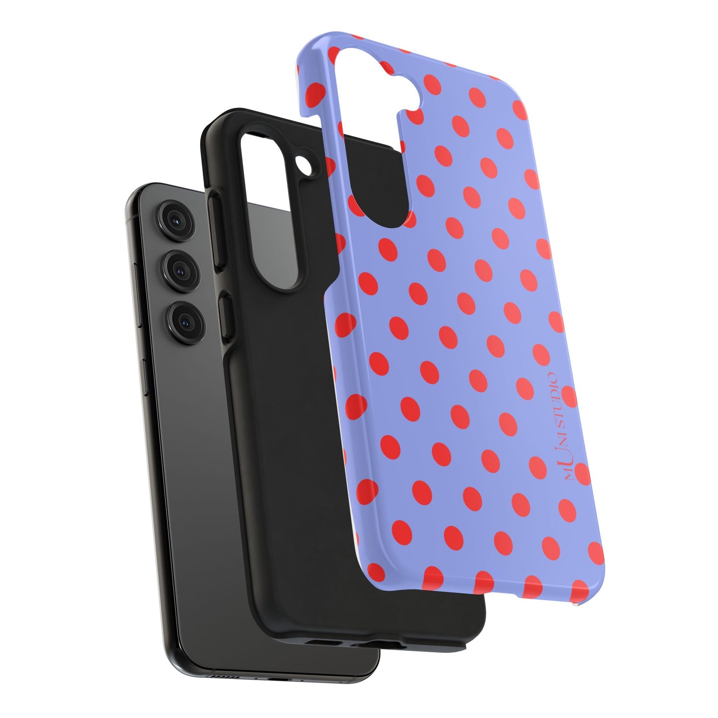 RED POLKA, Tough Phone Case