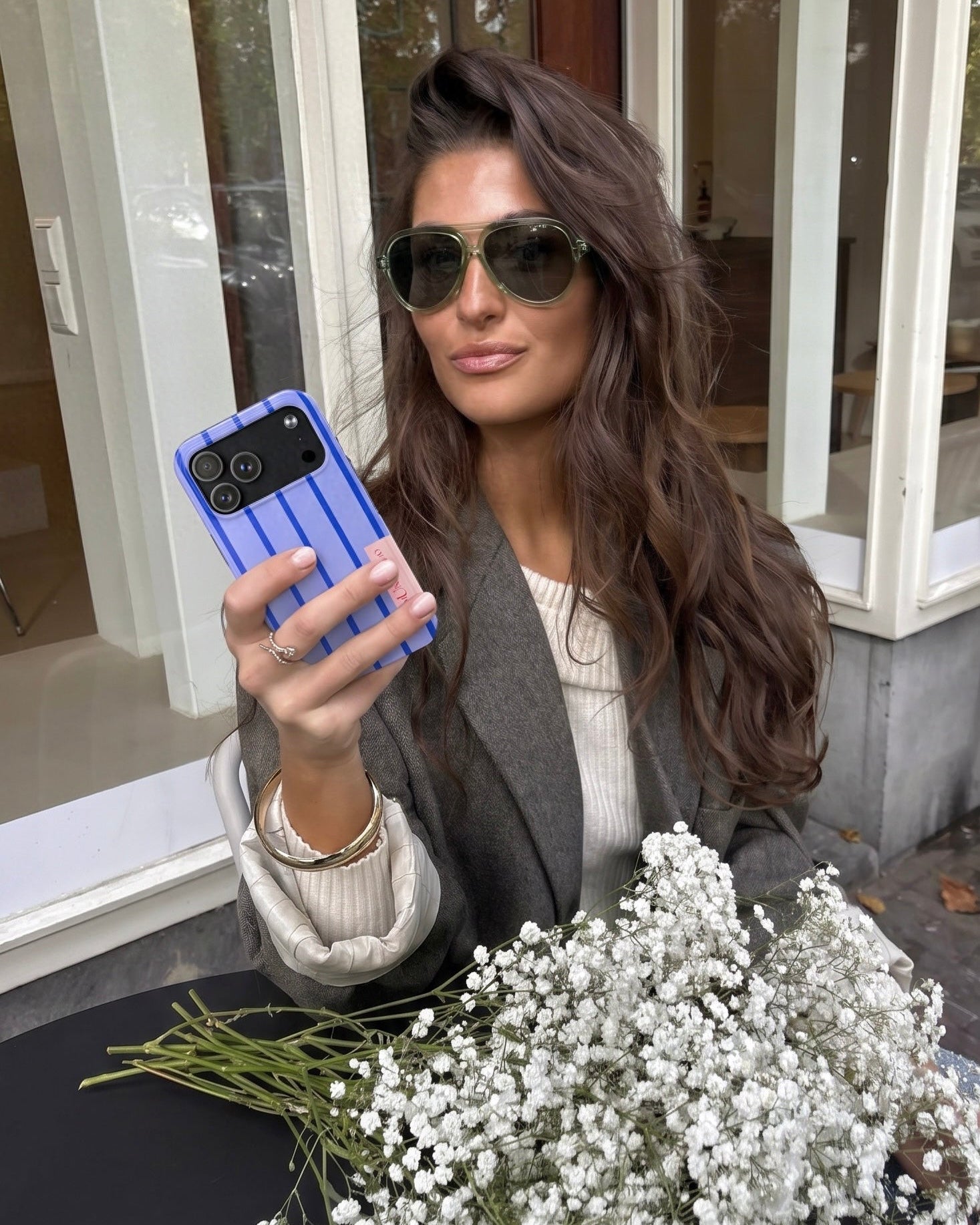 Muni Studio LOVELY DAY Tough Phone Case – hand held view
