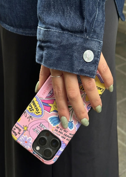 Muni Studio Self Care Tough Phone Case – lifestyle photo 2