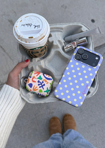 Muni Studio Butter Polka Tough Phone Case – lifestyle photo 3
