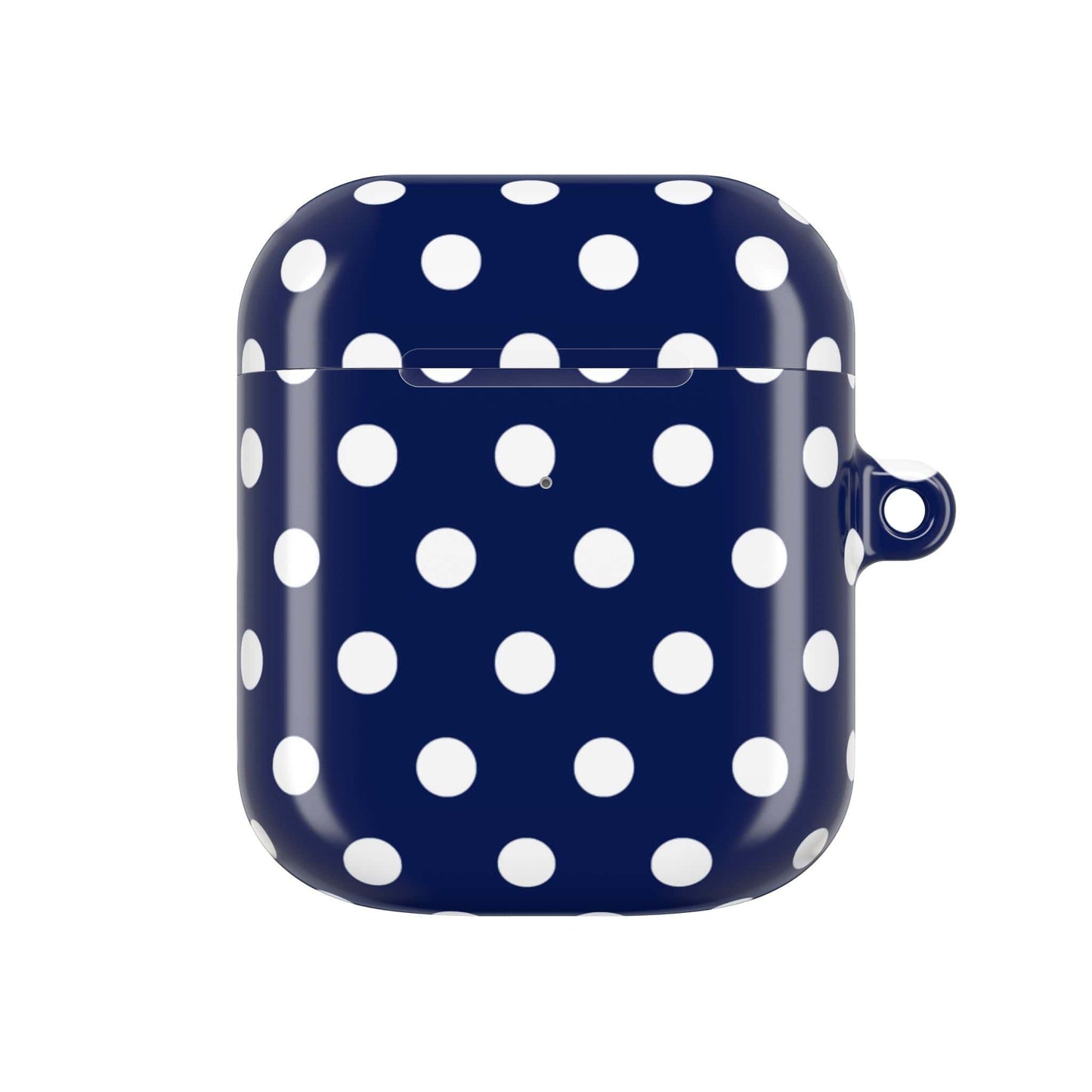 Muni Studio Accessories AirPods Gen 2 / White / Glossy NAVY POLKA AirPod Case