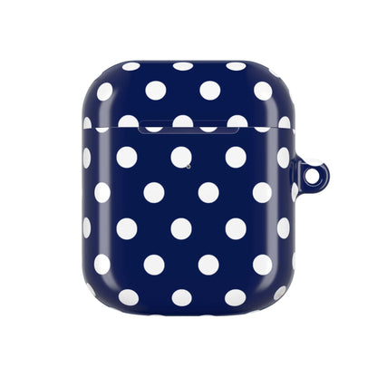 Muni Studio Accessories AirPods Gen 2 / White / Glossy NAVY POLKA AirPod Case