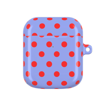 Muni Studio Accessories AirPods Gen 2 / White / Glossy RED POLKA AirPod Case