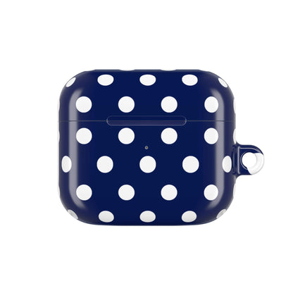 Muni Studio Accessories AirPods Gen 3 / White / Glossy NAVY POLKA AirPod Case