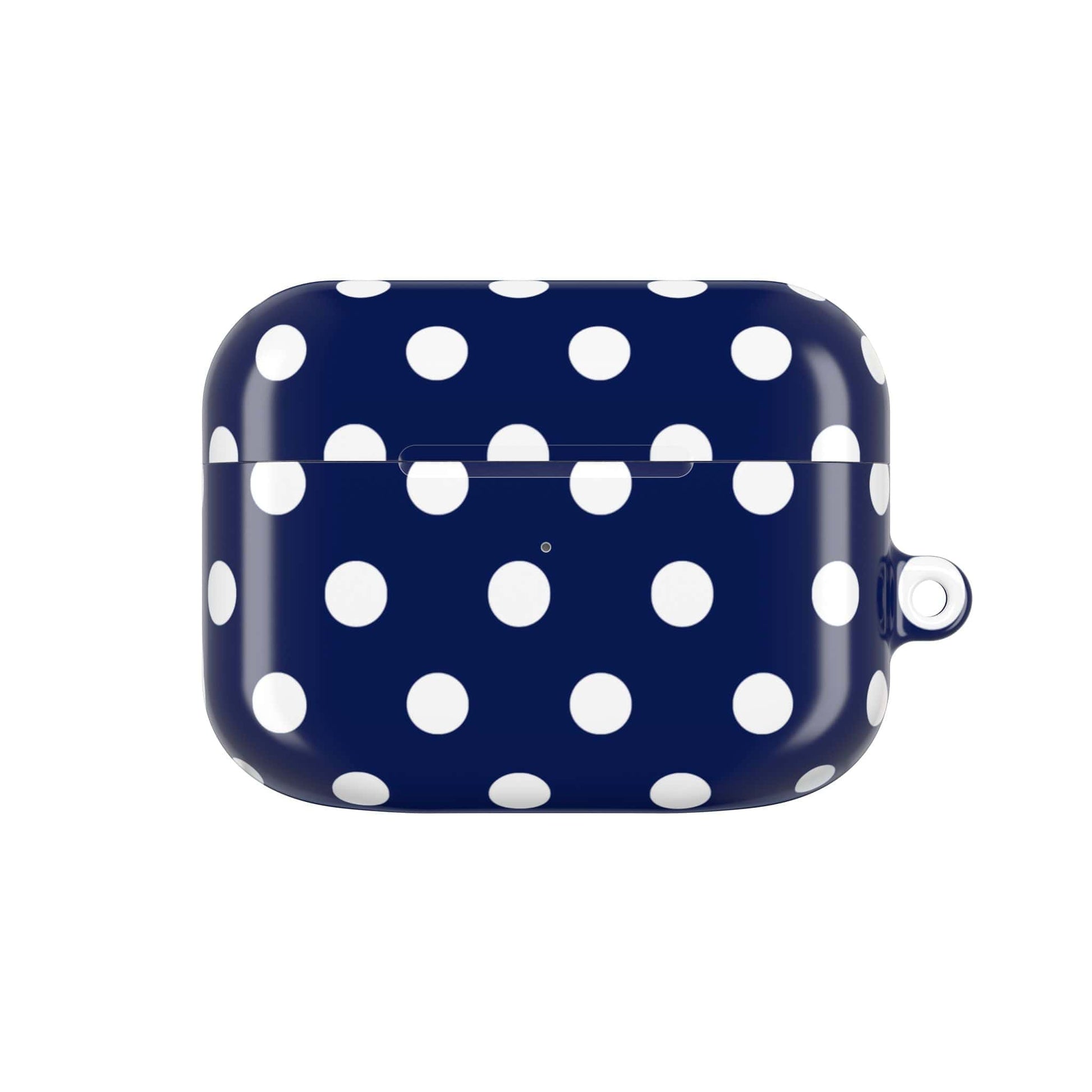 Muni Studio Accessories AirPods Pro Gen 1 / White / Glossy NAVY POLKA AirPod Case