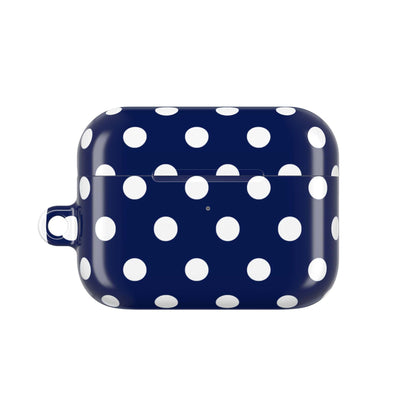 Muni Studio Accessories AirPods Pro Gen 2 / White / Glossy NAVY POLKA AirPod Case