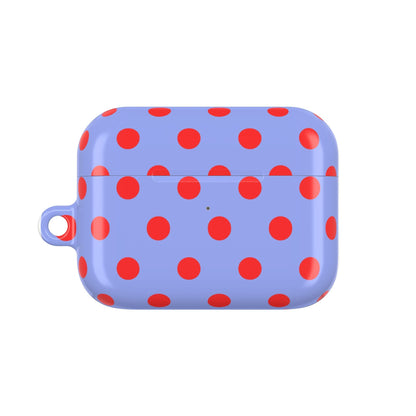 Muni Studio Accessories AirPods Pro Gen 2 / White / Glossy RED POLKA AirPod Case