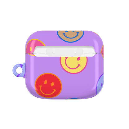 Muni Studio Accessories LAVENDER SMILEY AirPod Case