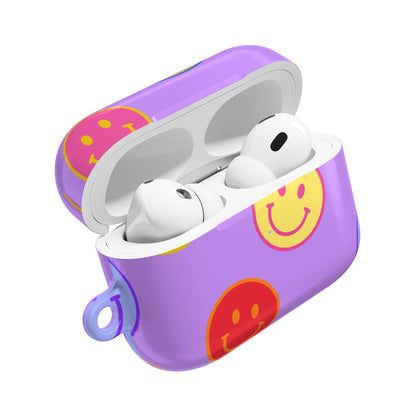 Muni Studio Accessories LAVENDER SMILEY AirPod Case