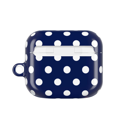 Muni Studio Accessories NAVY POLKA AirPod Case