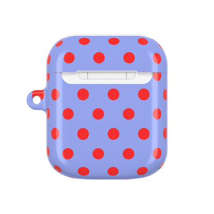 Muni Studio Accessories RED POLKA AirPod Case