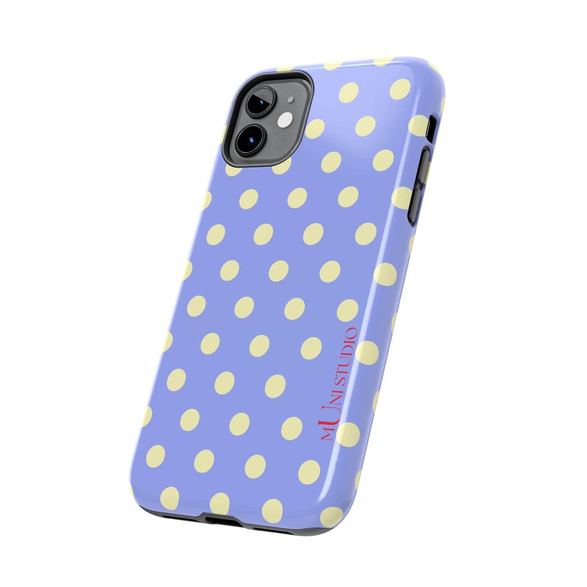 Muni Studio Phone Case BUTTER POLKA, Tough Phone Case