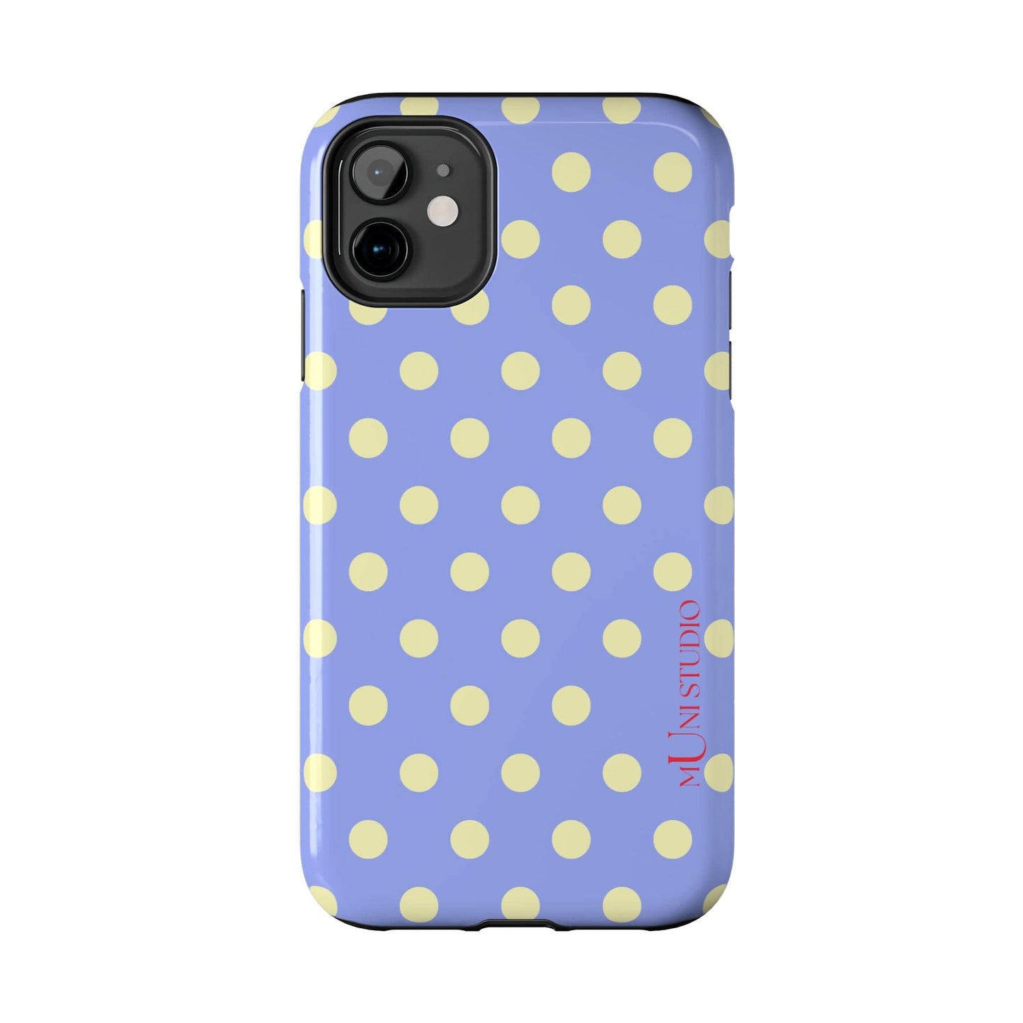 Muni Studio Phone Case BUTTER POLKA, Tough Phone Case