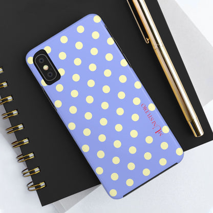 Muni Studio Phone Case BUTTER POLKA, Tough Phone Case
