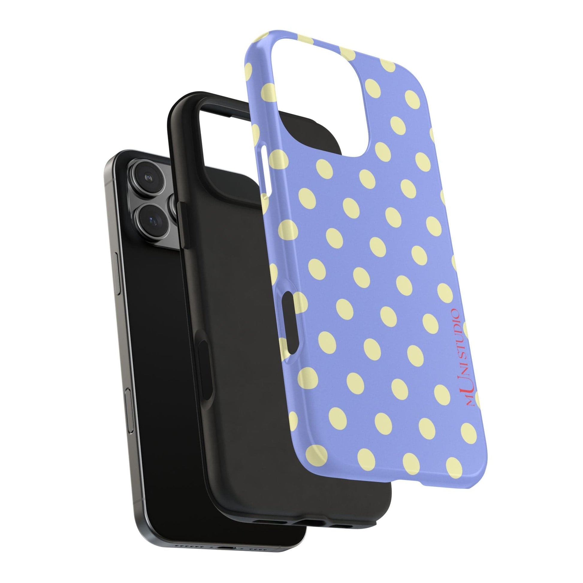 Muni Studio Phone Case BUTTER POLKA, Tough Phone Case