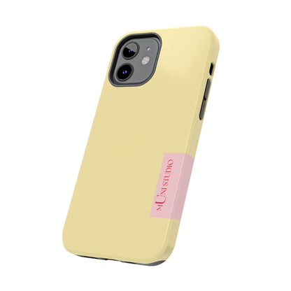 Muni Studio Phone Case BUTTER YELLOW, Tough Phone Case
