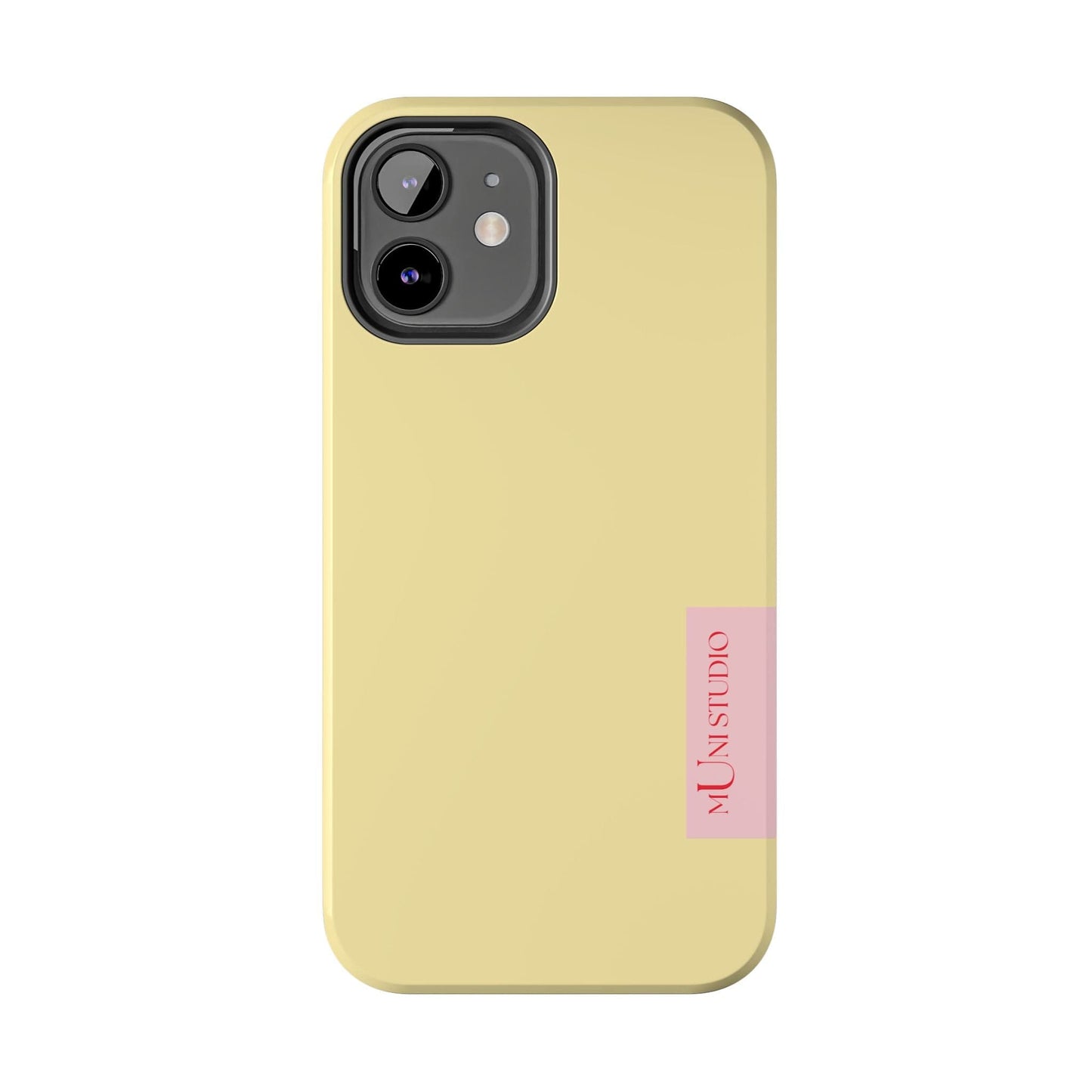 Muni Studio Phone Case BUTTER YELLOW, Tough Phone Case