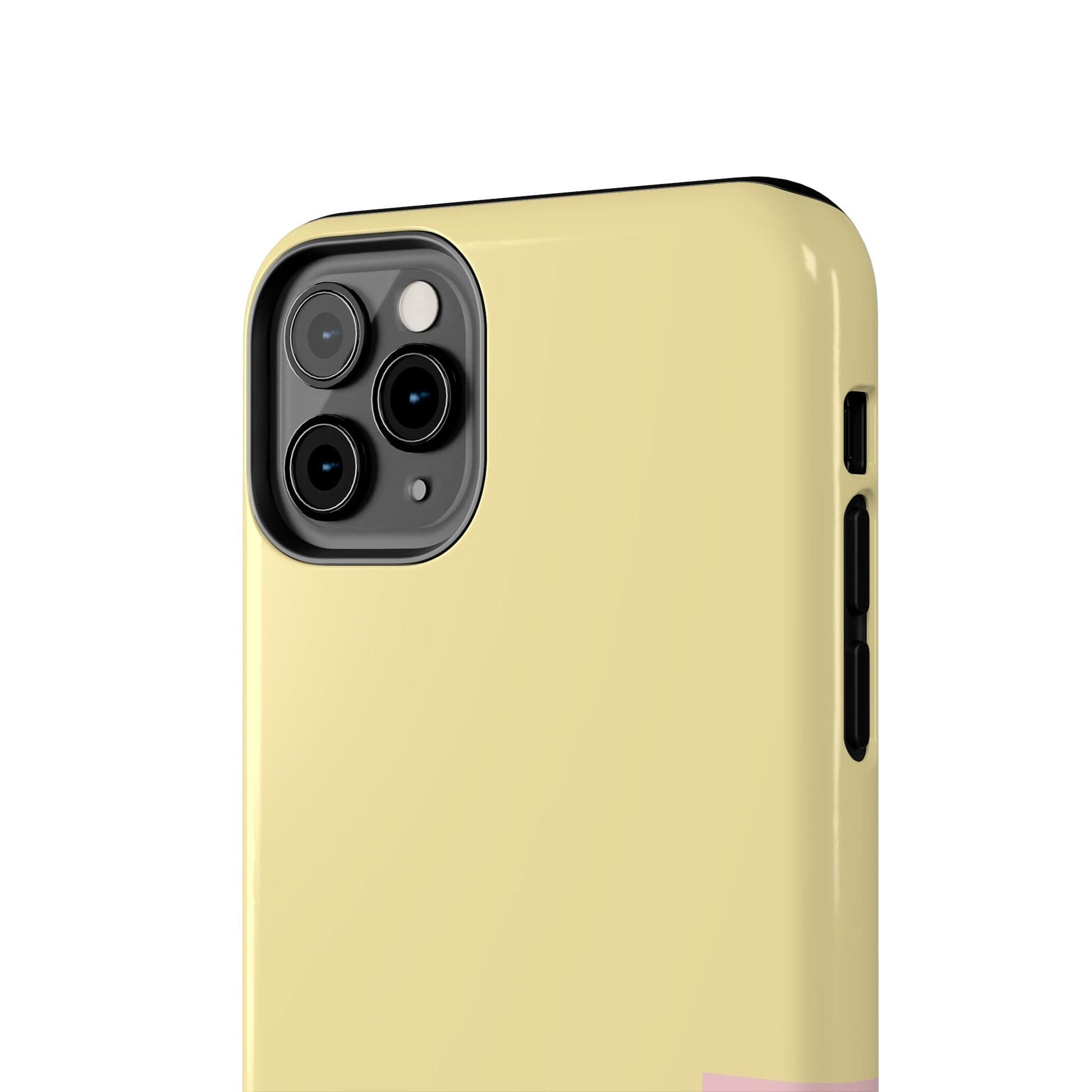 Muni Studio Phone Case BUTTER YELLOW, Tough Phone Case
