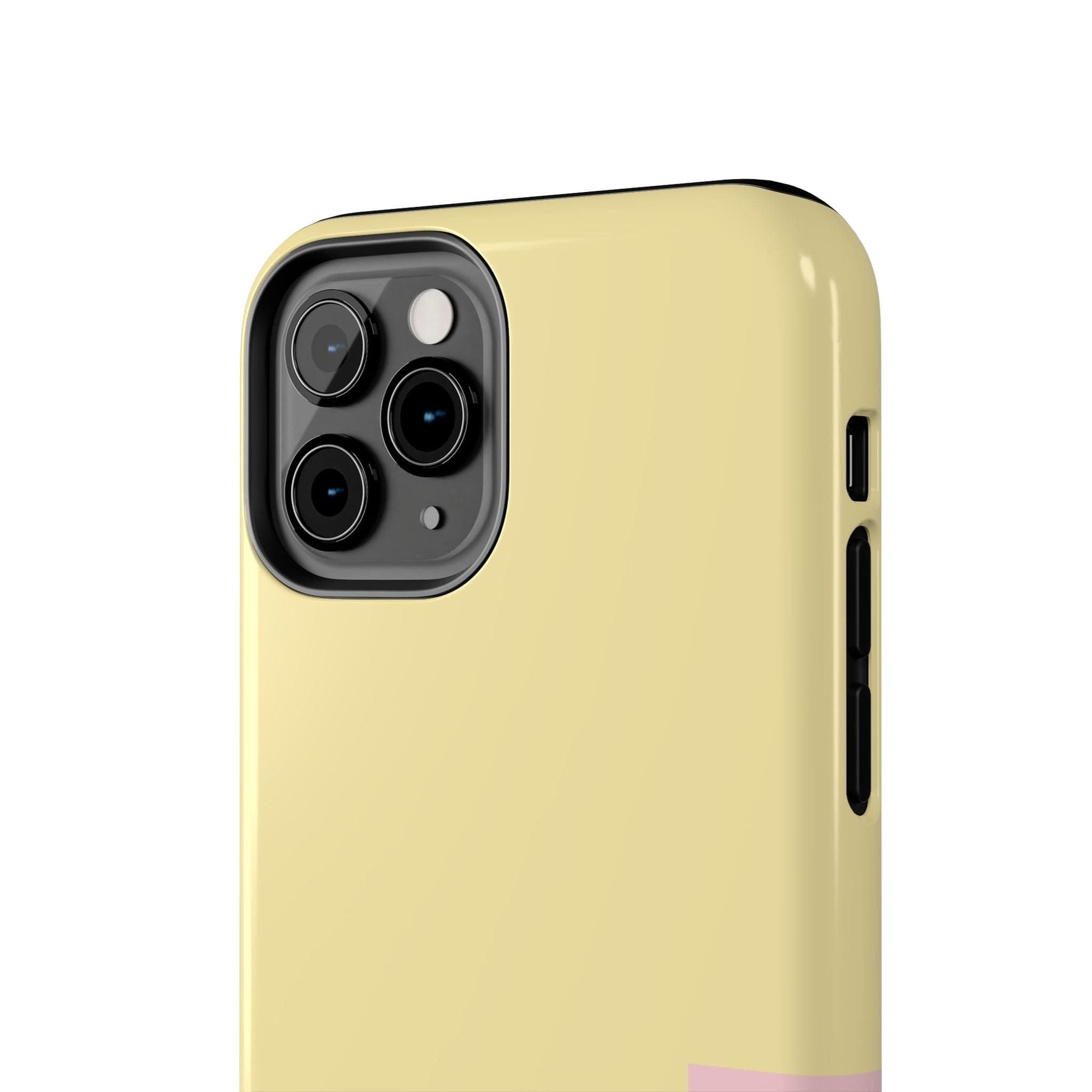 Muni Studio Phone Case BUTTER YELLOW, Tough Phone Case