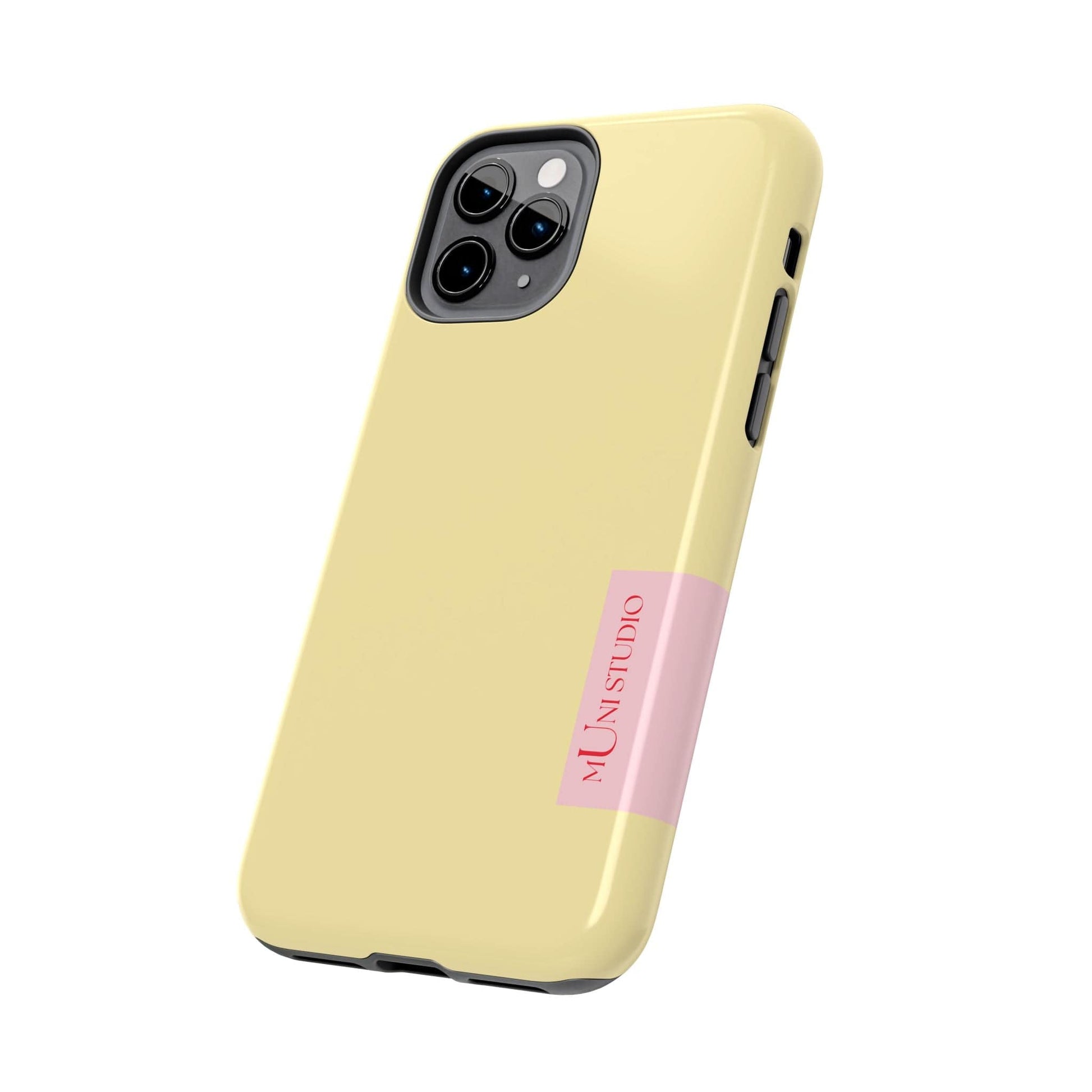 Muni Studio Phone Case BUTTER YELLOW, Tough Phone Case