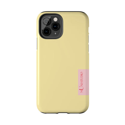 Muni Studio Phone Case BUTTER YELLOW, Tough Phone Case