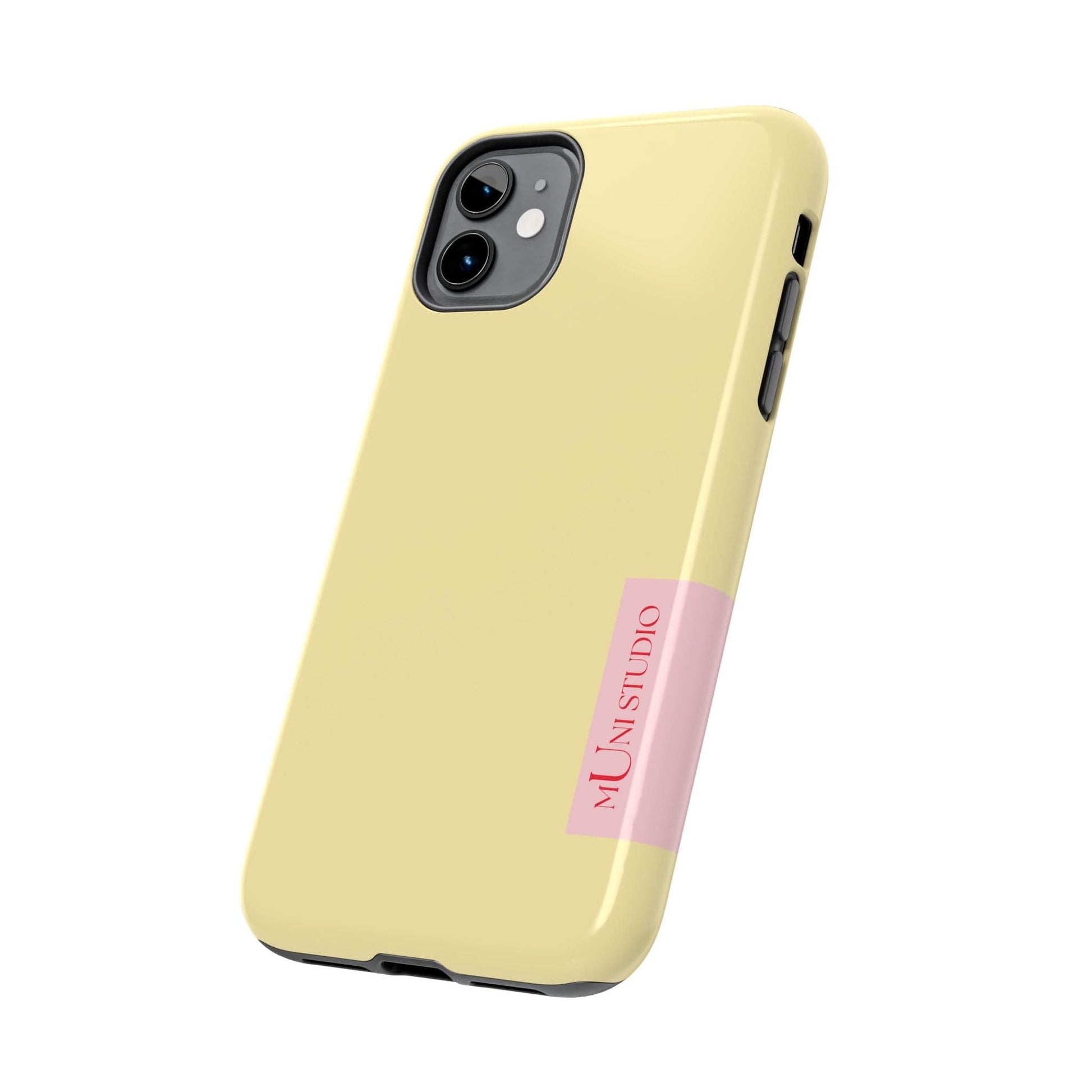 Muni Studio Phone Case BUTTER YELLOW, Tough Phone Case