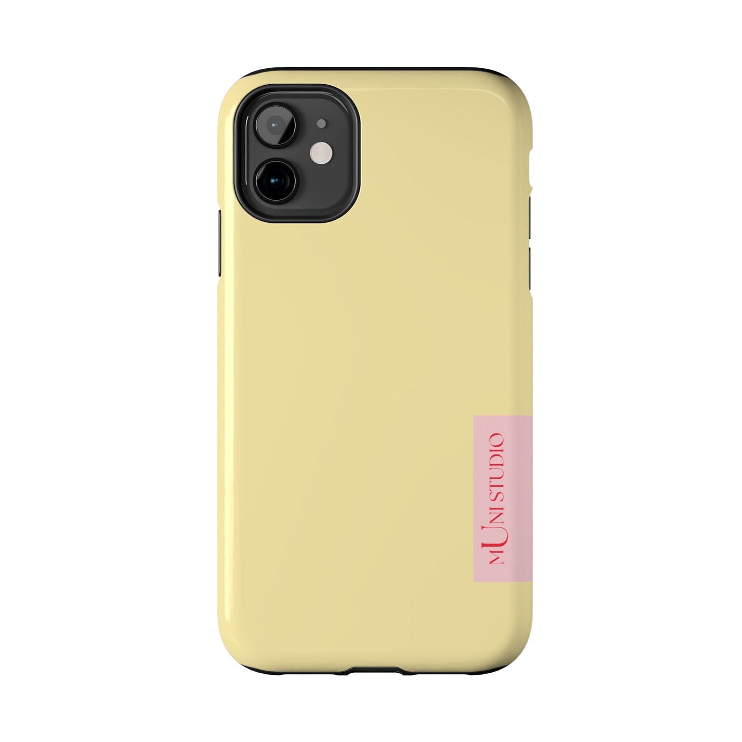 Muni Studio Phone Case BUTTER YELLOW, Tough Phone Case