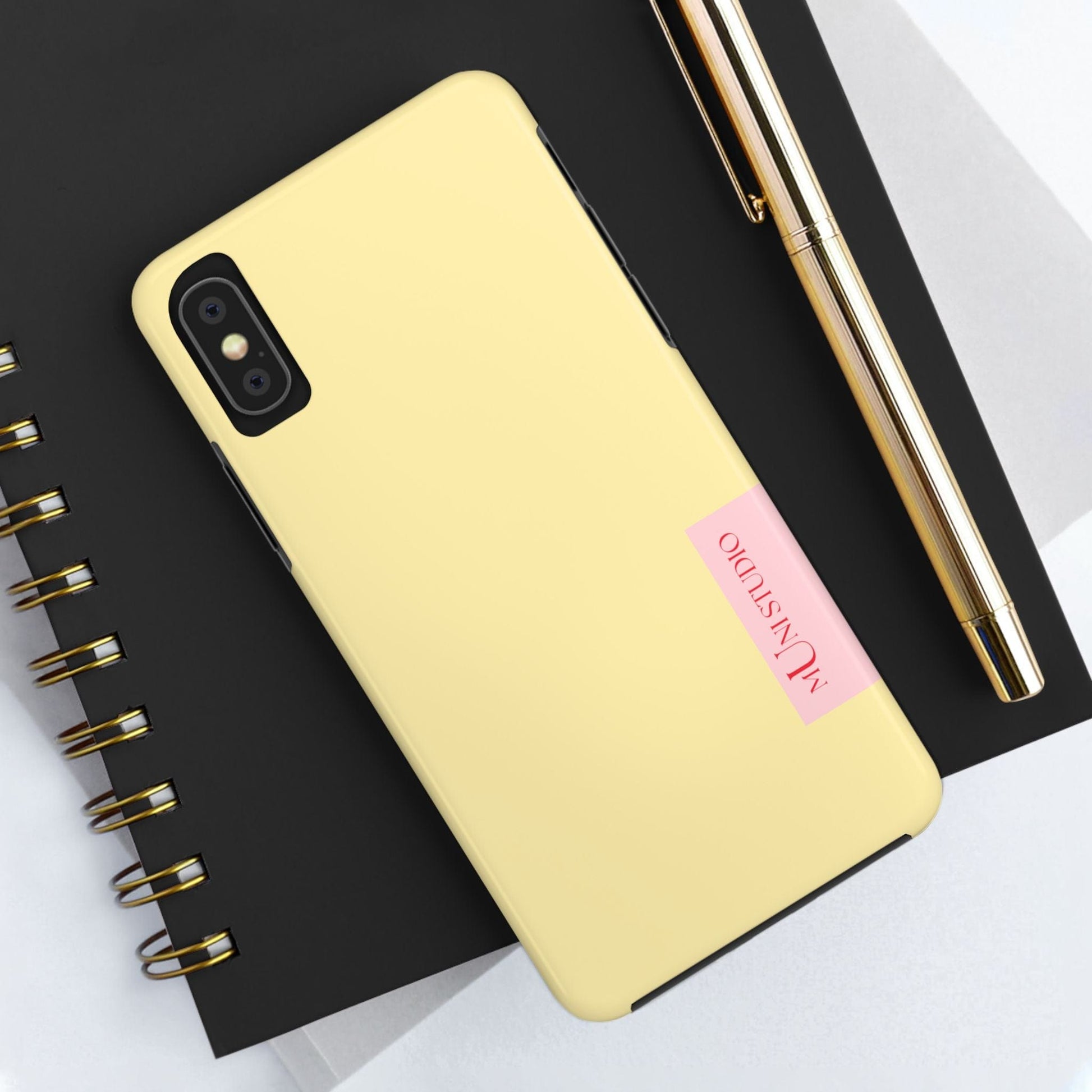 Muni Studio Phone Case BUTTER YELLOW, Tough Phone Case