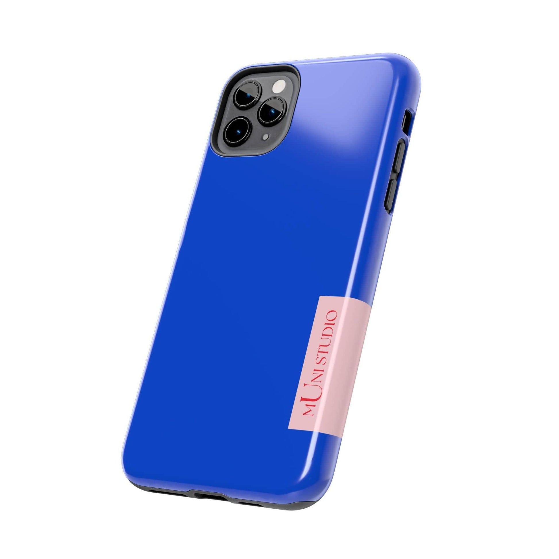 Muni Studio Phone Case DAZZLING BLUE, Tough Phone Case