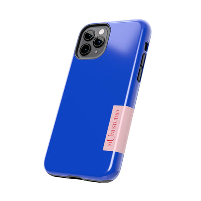 Muni Studio Phone Case DAZZLING BLUE, Tough Phone Case