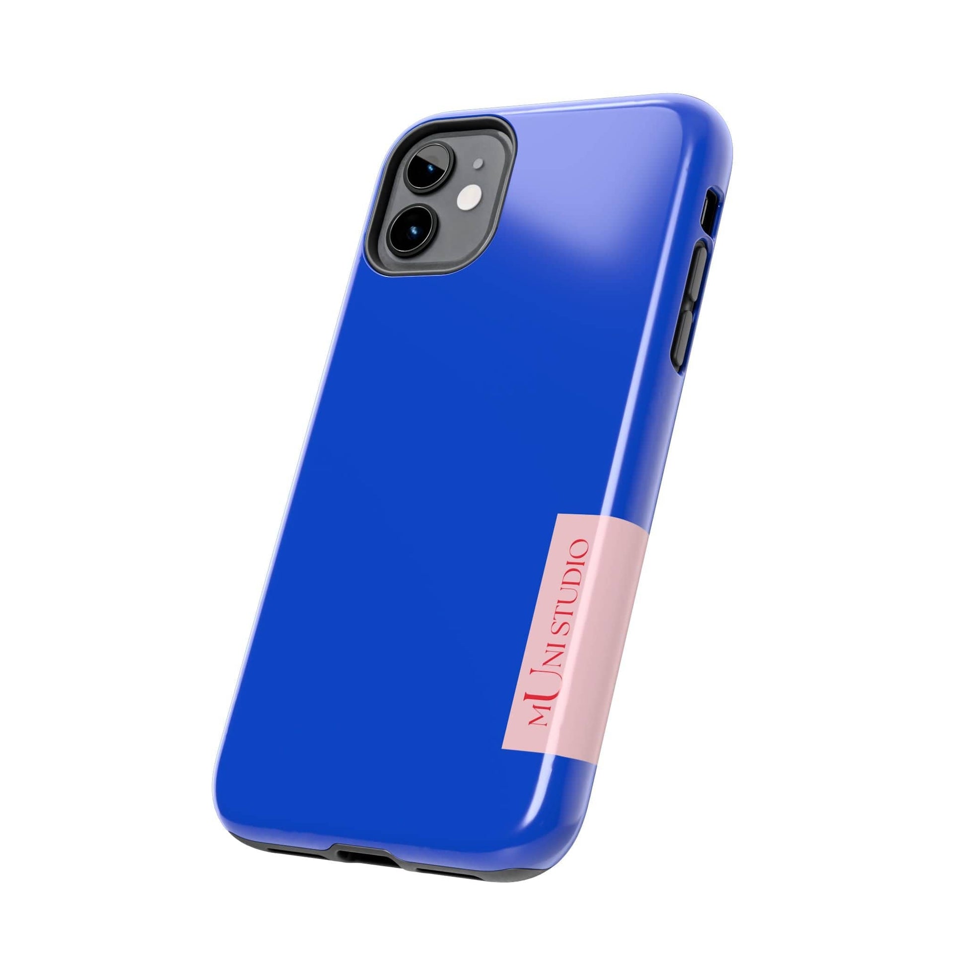 Muni Studio Phone Case DAZZLING BLUE, Tough Phone Case