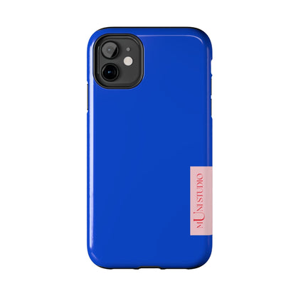 Muni Studio Phone Case DAZZLING BLUE, Tough Phone Case