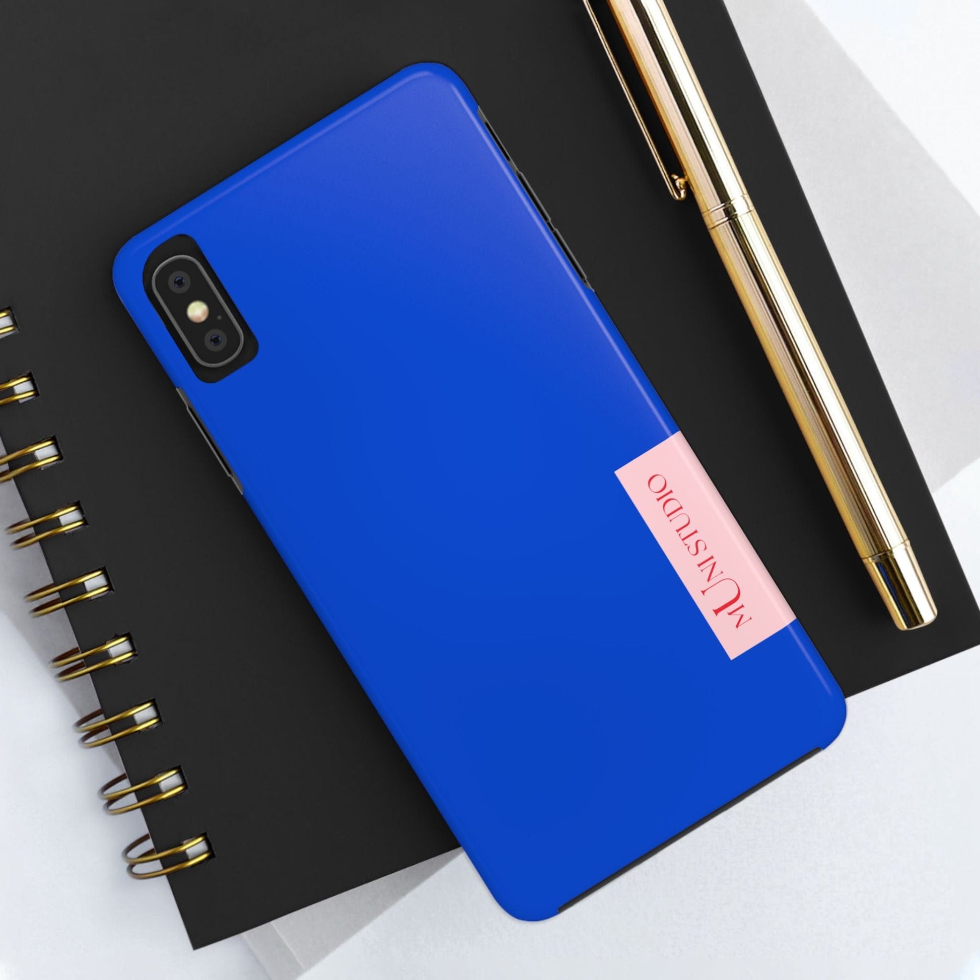 Muni Studio Phone Case DAZZLING BLUE, Tough Phone Case