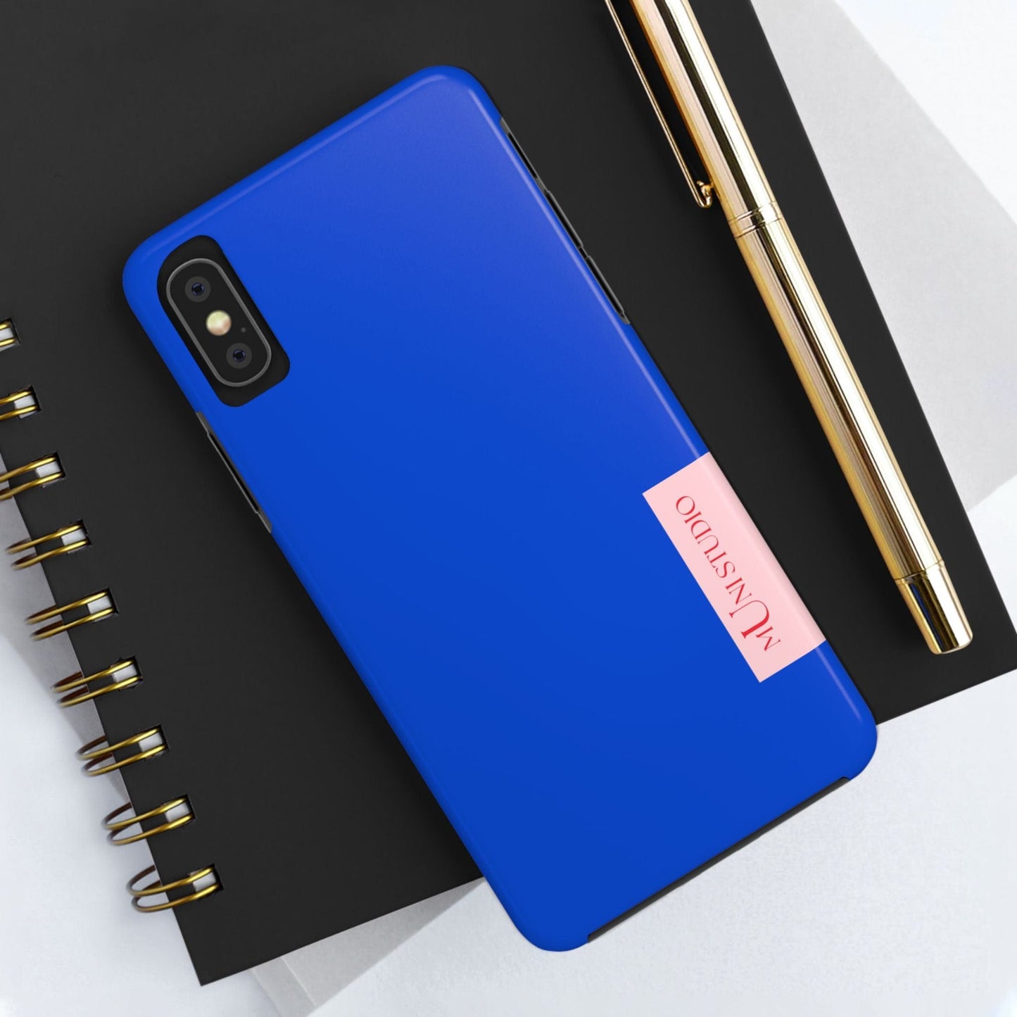 Muni Studio Phone Case DAZZLING BLUE, Tough Phone Case