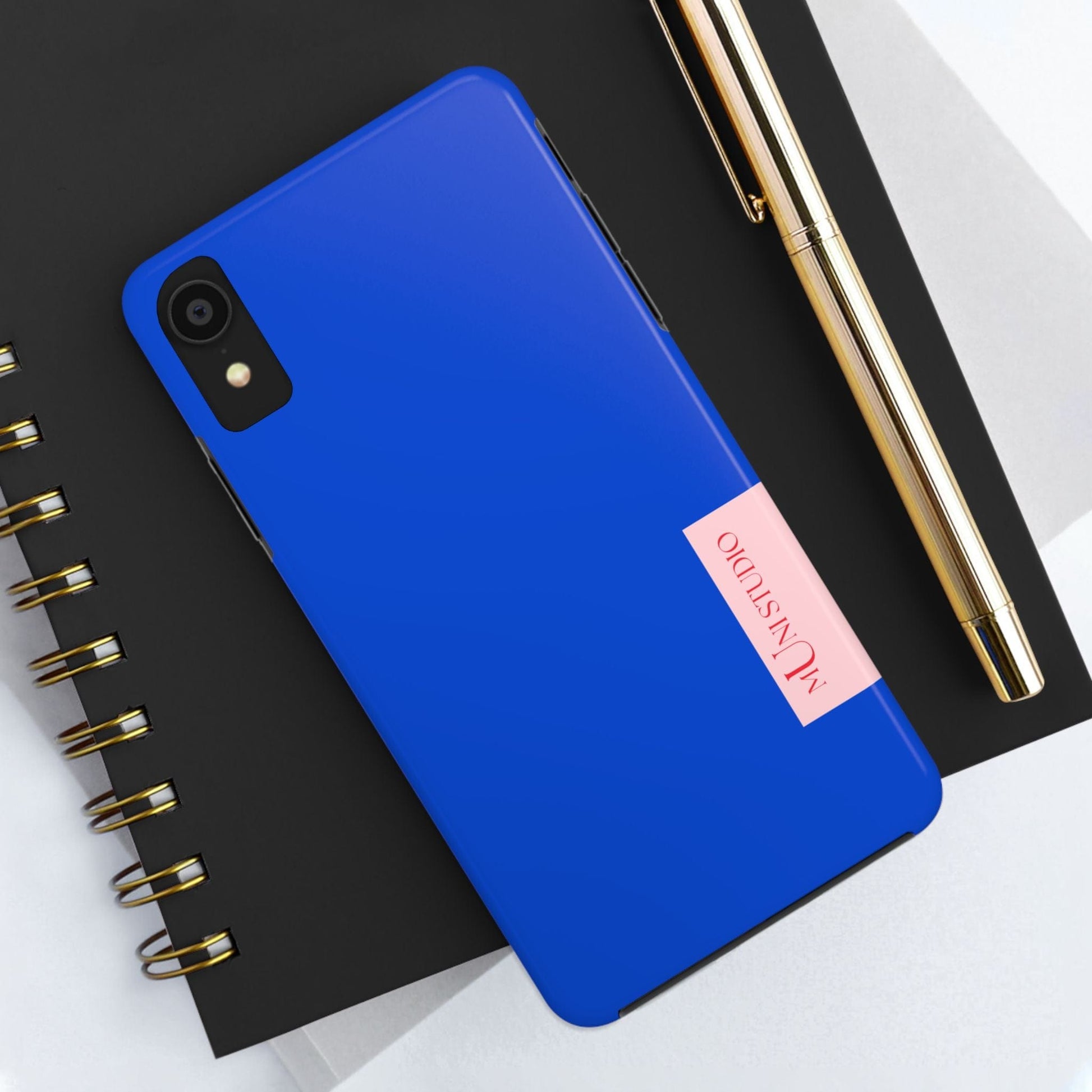 Muni Studio Phone Case DAZZLING BLUE, Tough Phone Case