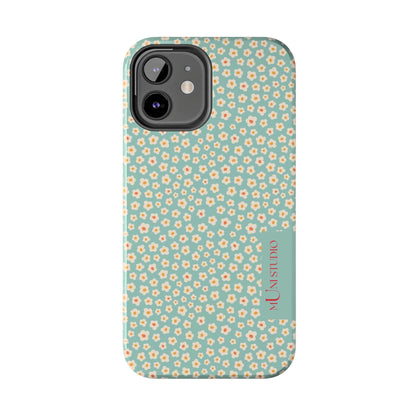 Muni Studio Phone Case FLOWER MATCHA, Tough Phone Case