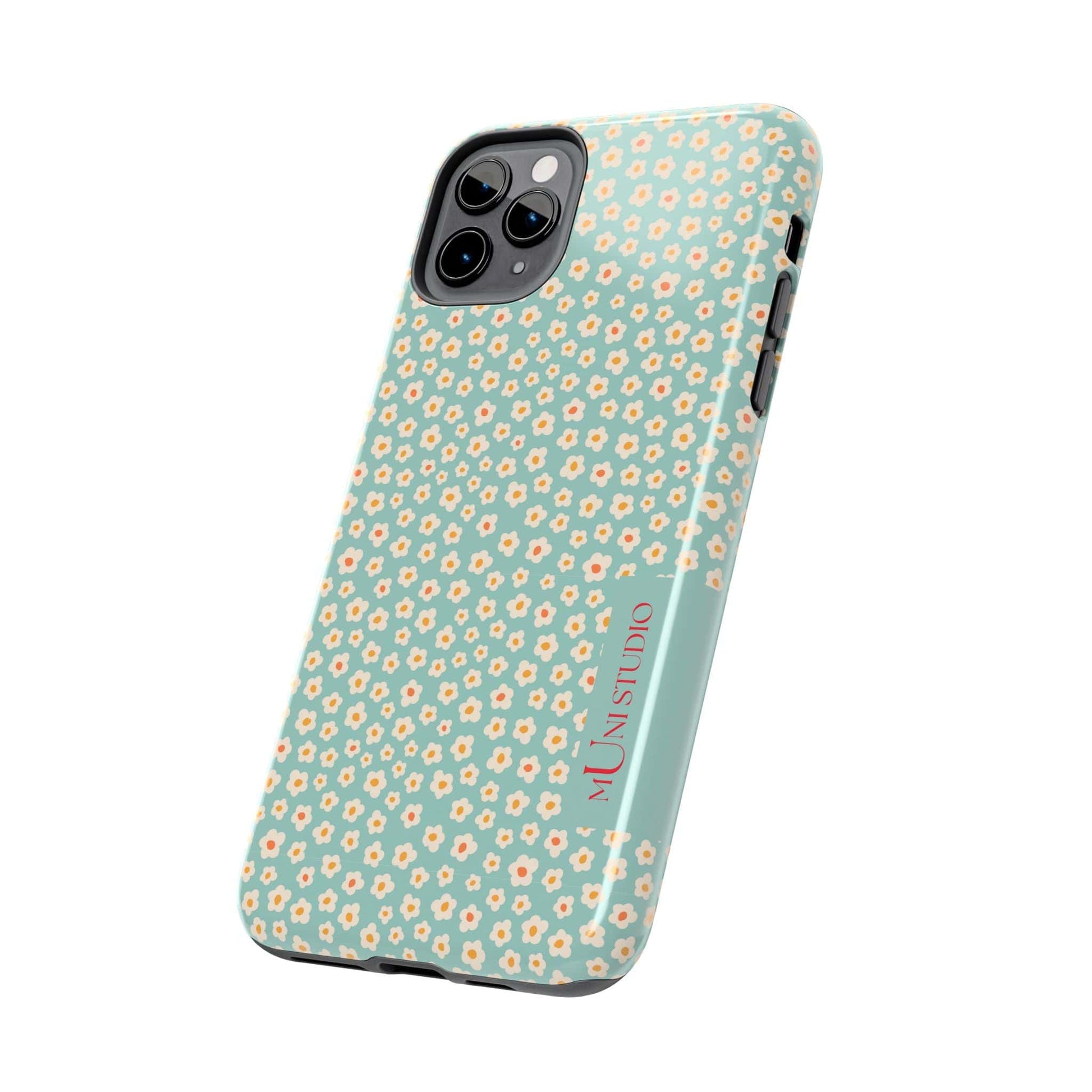 Muni Studio Phone Case FLOWER MATCHA, Tough Phone Case