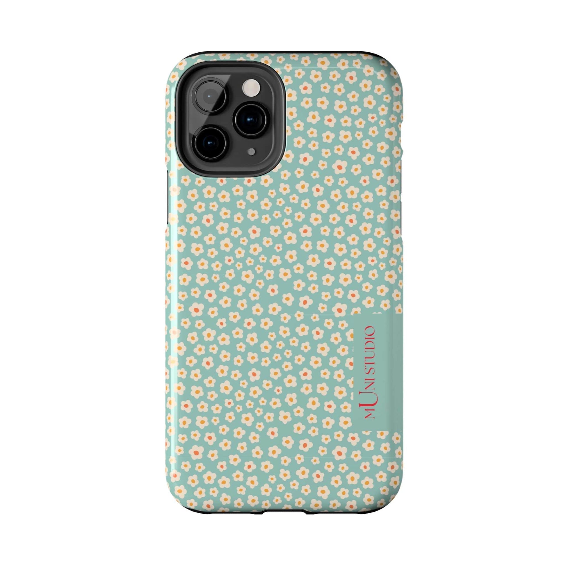 Muni Studio Phone Case FLOWER MATCHA, Tough Phone Case
