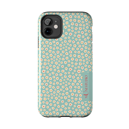 Muni Studio Phone Case FLOWER MATCHA, Tough Phone Case