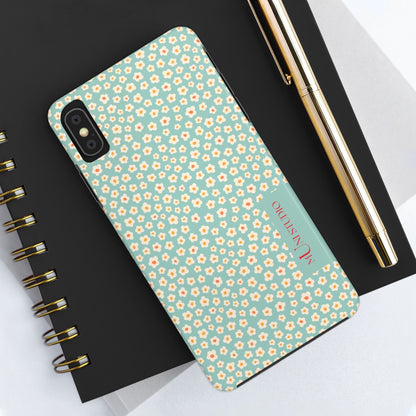 Muni Studio Phone Case FLOWER MATCHA, Tough Phone Case