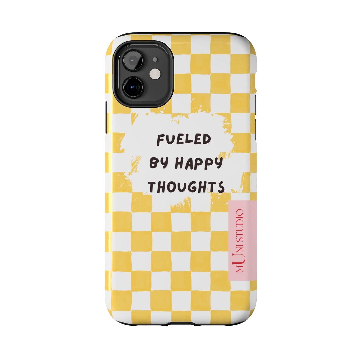 Muni Studio Phone Case HAPPY, Tough Phone Case