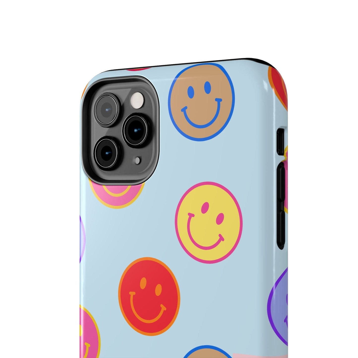 Muni Studio Phone Case HORIZON BLUE SMILEY, Tough Phone Case