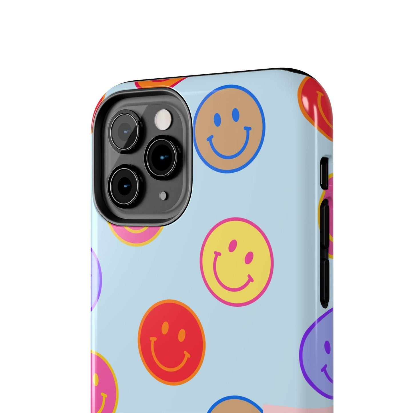 Muni Studio Phone Case HORIZON BLUE SMILEY, Tough Phone Case