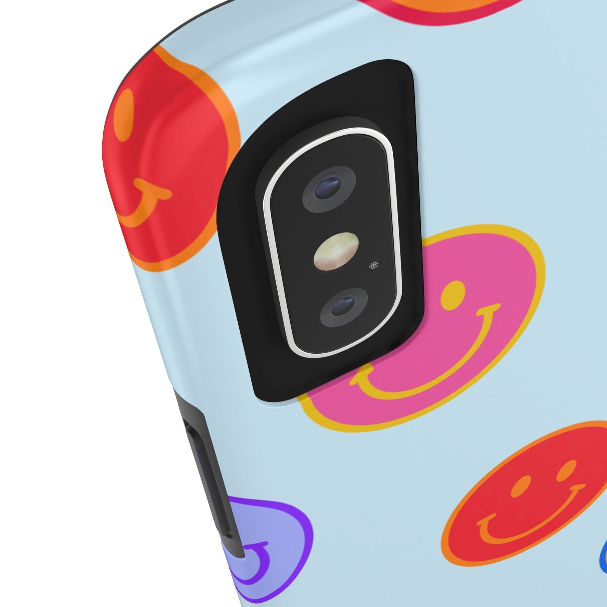 Muni Studio Phone Case HORIZON BLUE SMILEY, Tough Phone Case